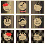 Zaproszenia na Urodziny EKO 18 30 50 25-wzorów - obrazek 3