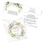 Zaproszenia na Chrzest Geometryczne 18-wzorów - obrazek 4