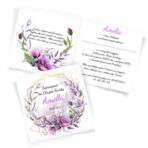 Zaproszenia na Chrzest Geometryczne 18-wzorów - obrazek 12