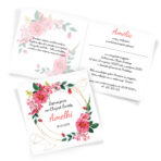 Zaproszenia na Chrzest Geometryczne 18-wzorów - obrazek 13