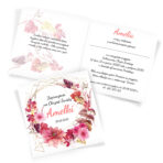 Zaproszenia na Chrzest Geometryczne 18-wzorów - obrazek 19