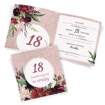 Zaproszenia Urodzinowe 7-wzorów - obrazek 7