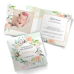 Zaproszenia na Chrzest ze zdjęciem 11-wzorów