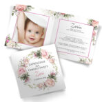 Zaproszenia na Chrzest ze zdjęciem 11-wzorów - obrazek 9