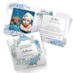 Zaproszenia na Chrzest ze zdjęciem 11-wzorów - obrazek 8