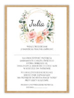 Zaproszenie na chrzest A6 z podkładką EKO 10-wzorów - obrazek 11