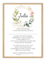 Zaproszenie na chrzest A6 z podkładką EKO 10-wzorów - obrazek 4