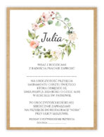 Zaproszenie na chrzest A6 z podkładką EKO 10-wzorów - obrazek 6