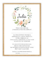 Zaproszenie na chrzest A6 z podkładką EKO 10-wzorów - obrazek 7