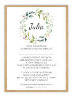 Zaproszenie na chrzest A6 z podkładką EKO 10-wzorów - obrazek 8