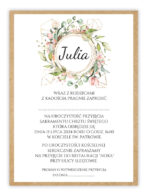 Zaproszenie na chrzest A6 z podkładką EKO 10-wzorów - obrazek 10