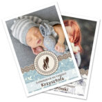 Zaproszenie na chrzest A6 ze zdjęciem 69-wzorów