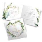 Zaproszenia na Chrzest Serca 16-wzorów - obrazek 11