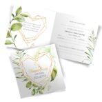 Zaproszenia na Chrzest Serca 16-wzorów - obrazek 12