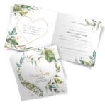 Zaproszenia na Chrzest Serca 16-wzorów - obrazek 13