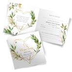 Zaproszenia na Chrzest Serca 16-wzorów - obrazek 15