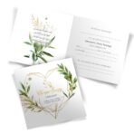 Zaproszenia na Chrzest Serca 16-wzorów - obrazek 7