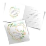 Zaproszenia na Chrzest Serca 16-wzorów - obrazek 9