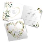 Zaproszenia na Chrzest Serca 16-wzorów - obrazek 10