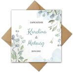 Zaproszenia ślubne - Lukrecja - 18wzorów - obrazek 20