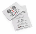 Zaproszenia – Ludki A6 – 47wzorów - obrazek 4