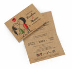 Zaproszenia Eko - Ludki A6 - 47wzorów - obrazek 10