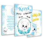 Metryczki do pokoju dziecięcego 3szt. format A4-13 wzorów - obrazek 4