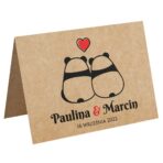 zaproszenia ślubne A6 EKO