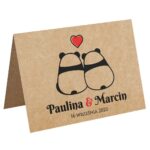 zaproszenia ślubne A6 EKO