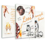 Metryczki do pokoju dziecięcego 3szt. format A4-20 wzorów