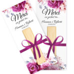 Podziękowania MERCI ze wstążką 2szt