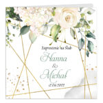 Zaproszenia ślubne - Miranda - 12wzorów