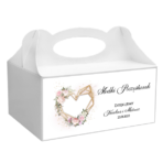 Naklejki na pudełka na ciasto Kwiatowe 3szt