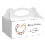 Naklejki na pudełka na ciasto Kwiatowe 3szt