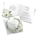 Zaproszenia na Chrzest Eukaliptus 8-wzorów - obrazek 6