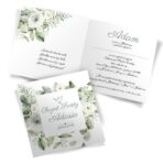 Zaproszenia na Chrzest Eukaliptus 8-wzorów - obrazek 7