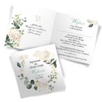 Zaproszenia na Chrzest Rose Wianki 6-wzorów - obrazek 3