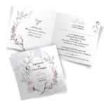 Zaproszenia na Chrzest Rose Wianki 6-wzorów - obrazek 7