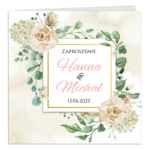 Zaproszenia ślubne - Tacjana - 14wzorów