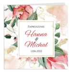 Zaproszenia ślubne - Tacjana - 14wzorów