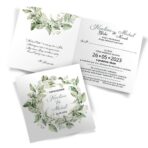 Zaproszenia ślubne - Gipsówka - 8wzorów - obrazek 4