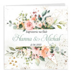 Zaproszenia ślubne - Miranda - 12wzorów