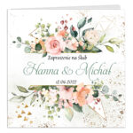 Zaproszenia ślubne - Miranda - 12wzorów