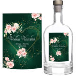 Naklejki na wódkę weselną