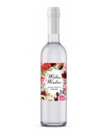 Naklejki na butelki na wódkę weselną 8szt - obrazek 2