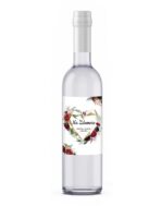 Naklejki na butelki na wódkę weselną 8szt - obrazek 9