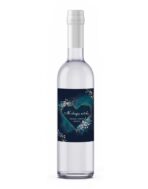 Naklejki na butelki na wódkę weselną ciemne 8szt - obrazek 7