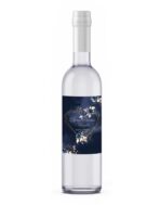 Naklejki na butelki na wódkę weselną ciemne 8szt - obrazek 2