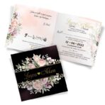 Zaproszenia ślubne czarne - Peonia2 - 12wzorów - obrazek 6
