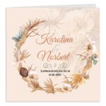 Zaproszenia ślubne - Celia -2 wzory